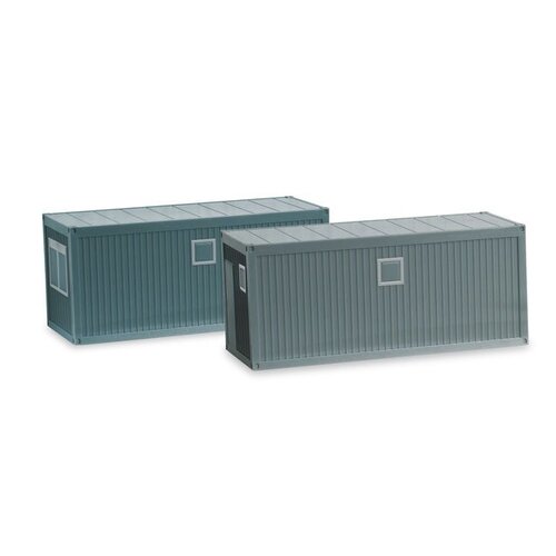 Herpa Bouw container geel 20ft 2 stuks (1:87)
