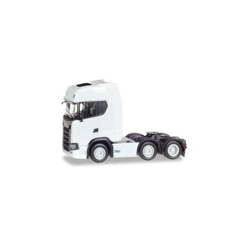 Herpa Scania CS20 HD 6x2 vrachtwagen wit (1:87)