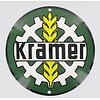 Kramer tractor emaille reclame bord rond 13cm