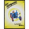 Lanz Bulldog tractor emaille reclame bord 10x14cm