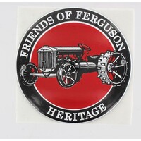 Ferguson tractor emaille reclame bord rond 10cm