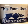 Ferguson tractor emaille reclame bord groot 35x50cm