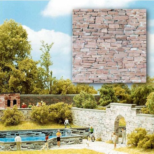 Busch Deko plaat zandsteen 2 stuks (210mm x 148mm)
