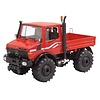Schuco Mercedes Benz Unimog U1600 rood (1:32)