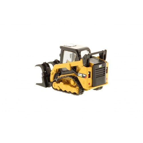 Diecast Masters CAT Caterpillar 259D track loader met toebehoren (1:50)