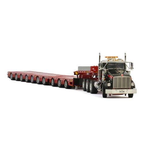 WSI Models Kenworth T800 8x4 met lowloader 7as en 3as dolly "Mammoet"(1:50)