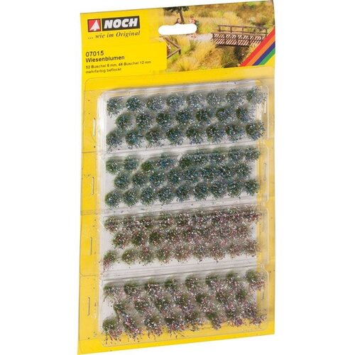 Noch Grasbundels weide bloemen (96 stuks)