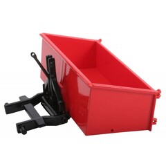 Universal Hobbies Grondbak rood voor tractor (1:32)