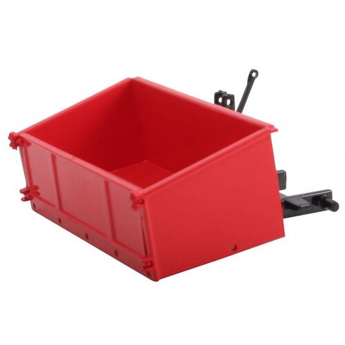 Universal Hobbies Grondbak rood voor tractor (1:32)