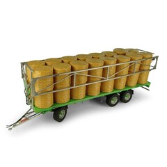 Universal Hobbies Joskin Wago TR 10000 T20 balen aanhanger (1:32)