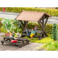 Noch Rust plaats banken set (1:87)