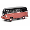 Schuco Volkswagen VW T1c bus rood/zwart (1:87)