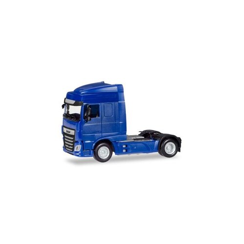 Herpa DAF  XF euro6 Space Cab vrachtwagen blauw (1:87)