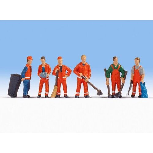 Noch Gemeente reiniging dienst figuren set (1:87)