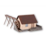 Noch Slijpmolen gebouw met waterrad (1:87)
