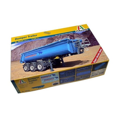 Italeri 3845 - Schmitz Cargobull kiep trailer bouwdoos (1:24)