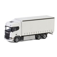 WSI Models Scania R Highline CR20H bakwagen met zeilen (1:50)