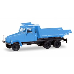 Herpa IFA G5 kipper vrachtwagen blauw (1:87)