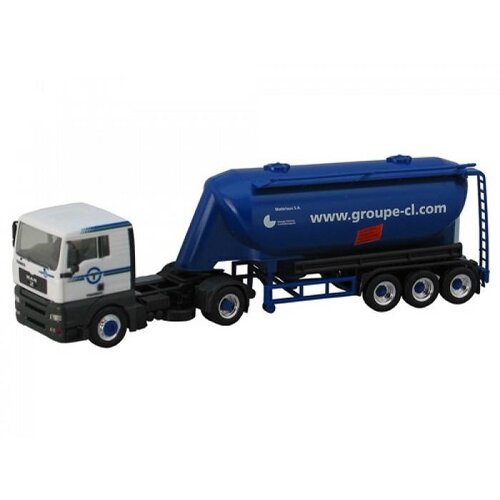 Herpa MAN TGA met silo oplegger "Groupe CL" (1:87)
