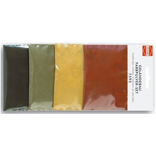 Busch Kleur poeder set gips 4 kleuren