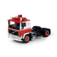 Tekno 72610 - Volvo F12 4x2 vrachtwagen rood/wit (1:50)