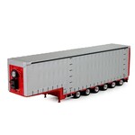Tekno 71642 - Meusburger 6 as schuifzeilen oplegger (1:50)