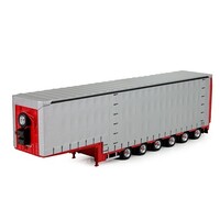 Tekno 71642 - Meusburger 6 as schuifzeilen oplegger (1:50)