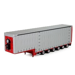 Tekno 71642 - Meusburger 6 as schuifzeilen oplegger (1:50)