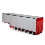 Tekno 71642 - Meusburger 6 as schuifzeilen oplegger (1:50)
