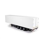 Tekno 55119 - Gesloten oplegger 3 as wit (1:50)