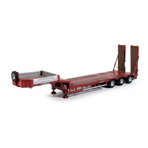 Tekno 55012 - Goldhofer Semi dieplader 3as rood (1:50)