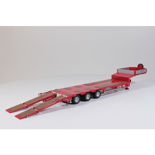 Tekno 55012 - Goldhofer Semi dieplader 3as rood (1:50)
