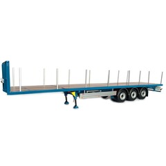 Marge Models Pacton flatbed vlakke oplegger blauw (1:32)
