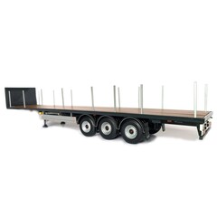 Marge Models Pacton flatbed vlakke oplegger antraciet (1:32)