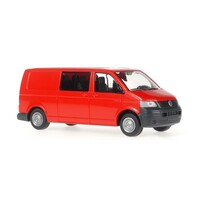 Rietze modelle Volkswagen VW T5 bestel bus dc rood (1:87)