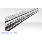 Conrad Modelle Rupsen 13mm dreisteg 25cm (2 stuks)