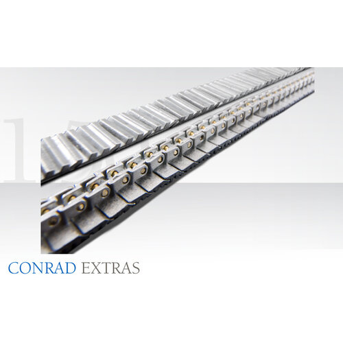 Conrad Modelle Rupsen 13mm dreisteg 25cm (2 stuks)