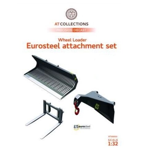 AT Collections Eurosteel toebehoren set shovel 3 delig (1:32)