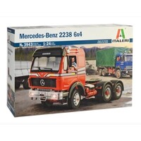 Italeri 3943 - Mercedes Benz  2238 6x4 vrachtwagen bouwdoos (1:24)