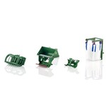Siku Combi Deal: John Deere met voorlader en toebehoren set (1:32)
