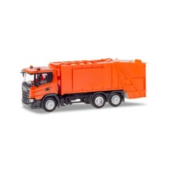 Herpa Scania CG Vuilniswagen oranje (1:87)