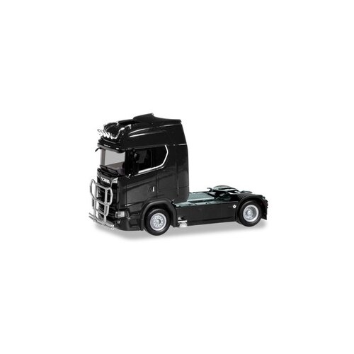 Herpa Scania CS20 hoog met lichtbeugel en bullbar zwart (1:87)