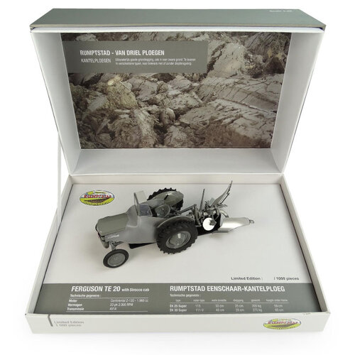 Universal Hobbies 5364 - Ferguson TEA20 met rumptstad ploeg (1:32)