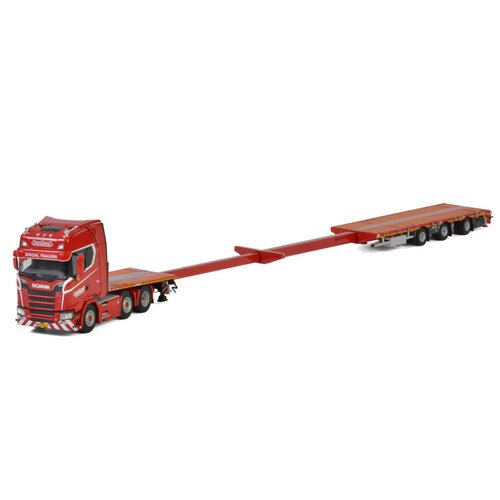 WSI Models 5661640 - Scania S met flatbed trailer "Nooteboom" (1:50)