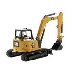 Diecast Masters CAT Caterpillar 309 CR midi rups kraan met toebehoren (1:50)