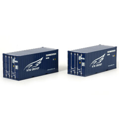 WSI Models 2 stuks 20ft container "NYK Logistics" (1:50)