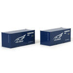 WSI Models 2 stuks 20ft container "NYK Logistics" (1:50)