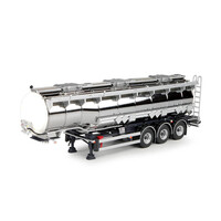 Tekno 68059 - Zwanenhals Tank oplegger Hobur chrome (1:50)