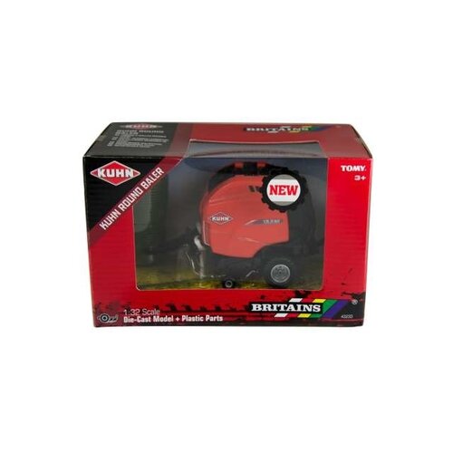 Britains 43233 - Kuhn VB ronde balenpers incl. 2 balen (1:32)