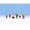 Noch Kerk bezoekers figuren set (1:87)